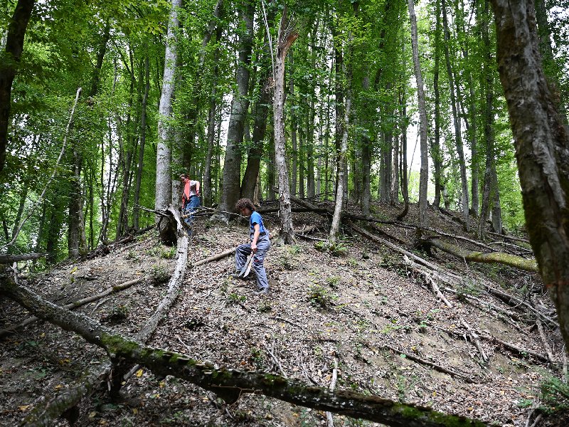 Istraživačka ekipa na terenskom pregledu Blatuškog brda