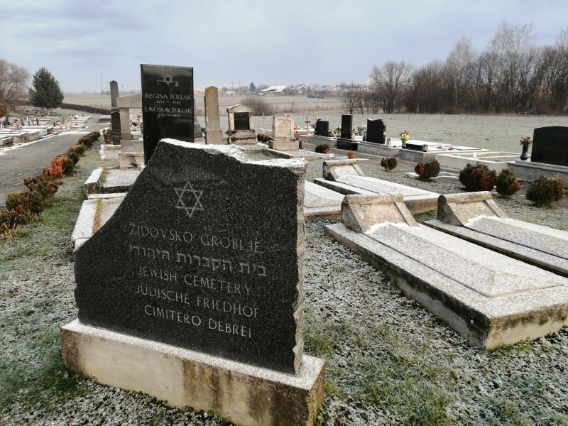 Dio lipičkog gradskog groblja na kojemu su sahranjeni Židovi, nekadašnji stanovnici Lipika.