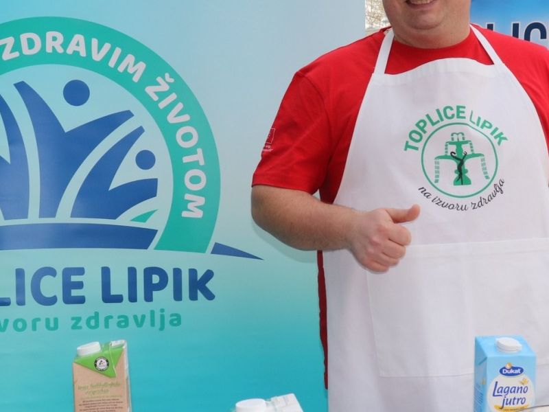 Radionicu zdrave prehrane vodio je Alen Tutić, glavni kuhar Toplica Lipik.