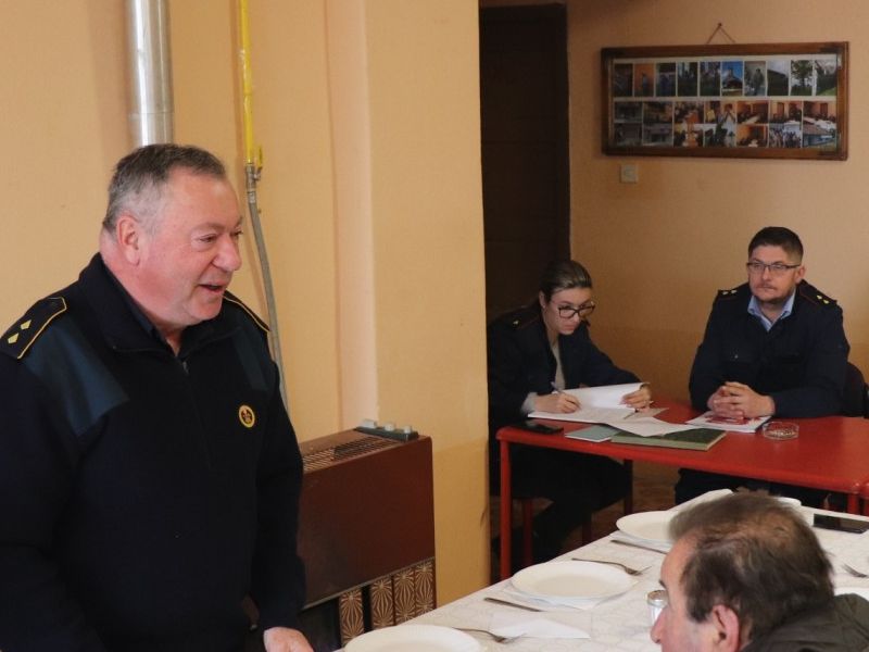 Tajnik Vatrogasne zajednice područja Pakrac – Lipik Zlatko Zerdin iskazao je pohvale dosadašnjem radu te podršku u budućem radu / Compas.hr