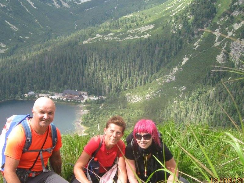 iznad jezera Popradske Pleso