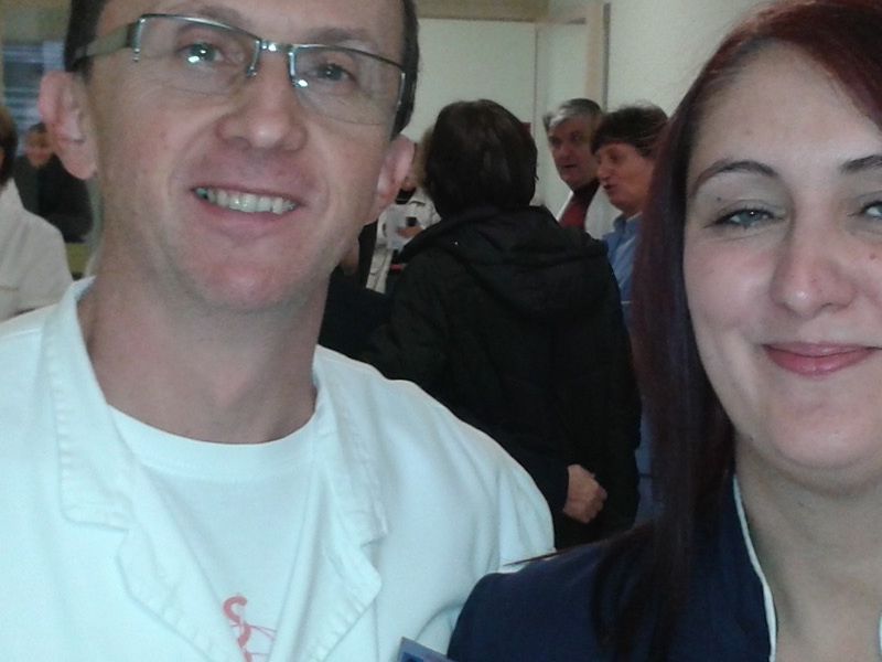 Lipičani Mihaela Androić, glavna sestra odjela, i medicinski tehničar na odjelu Josip Matijević