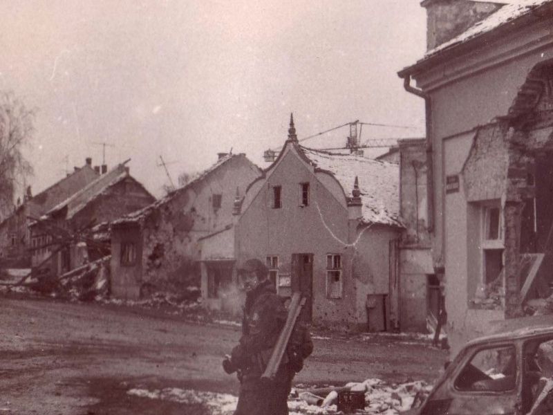 Centar Lipika nakon oslobođenja