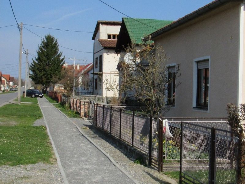 početak nogostupa na kojem su radovi započeli tijekom prošle jeseni