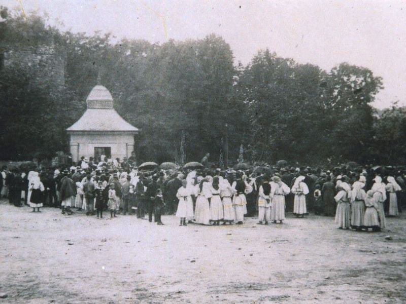 Sajmište Pakrac, današnji Trg bana Josipa Jelačića, Pakrac, 1922. (Foto: digi-pakrac.com) 