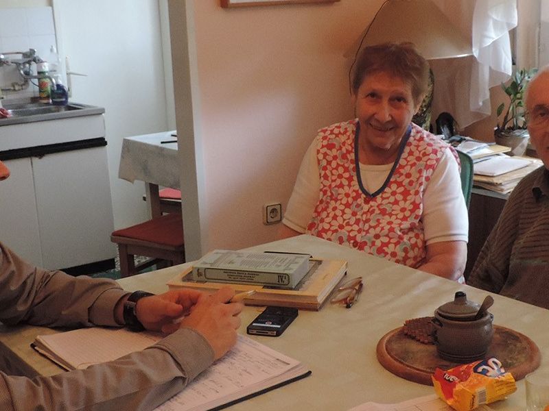 Vera i Gojko Bosanac prilikog posjete 14.10.2014.