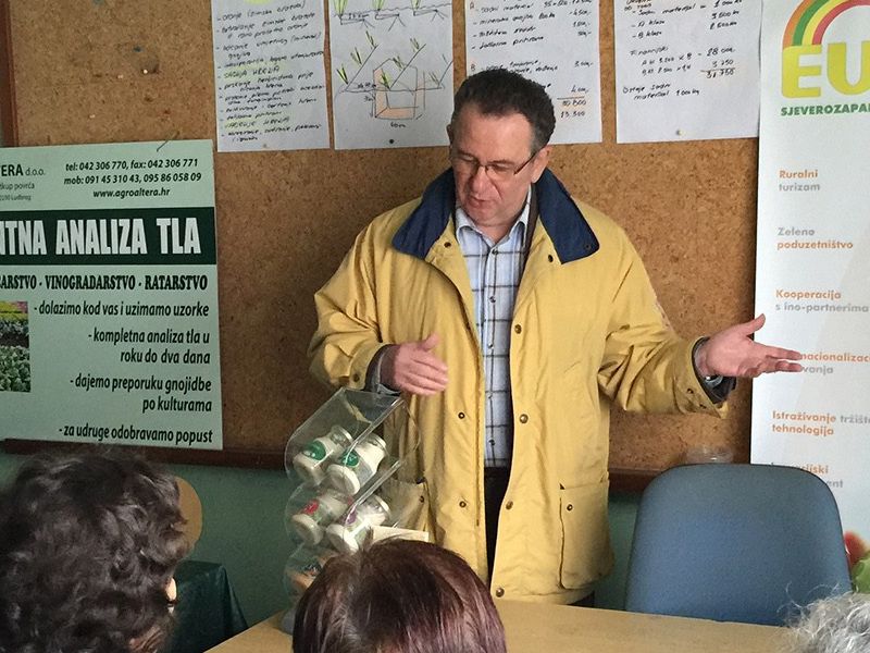 Zvonimir Novak, predsjednik klastera EUVITA i Bojana Hajduk, direktorica Agro Altere
