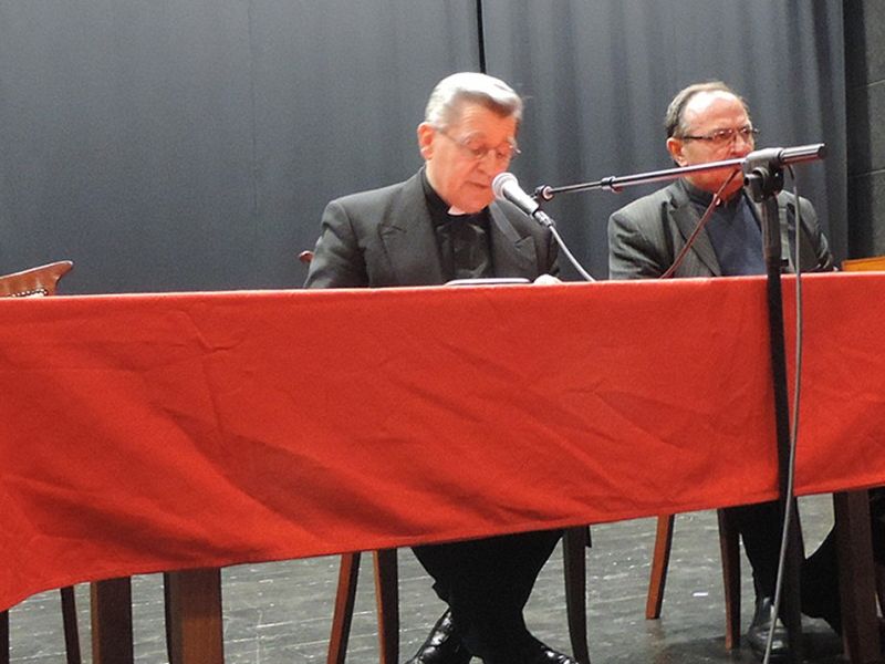 Mons. dr. Stjepan Kožul i Vlč. Matija Juraković