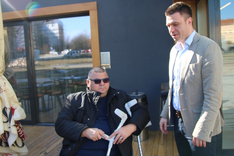 Zlatko Kunac s ravnateljem Zvonimirom Kalčikom