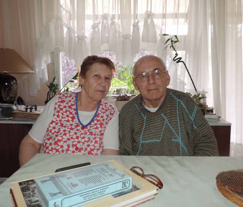 Vera i Gojko Bosanac prilikog posjete 14.10.2014.