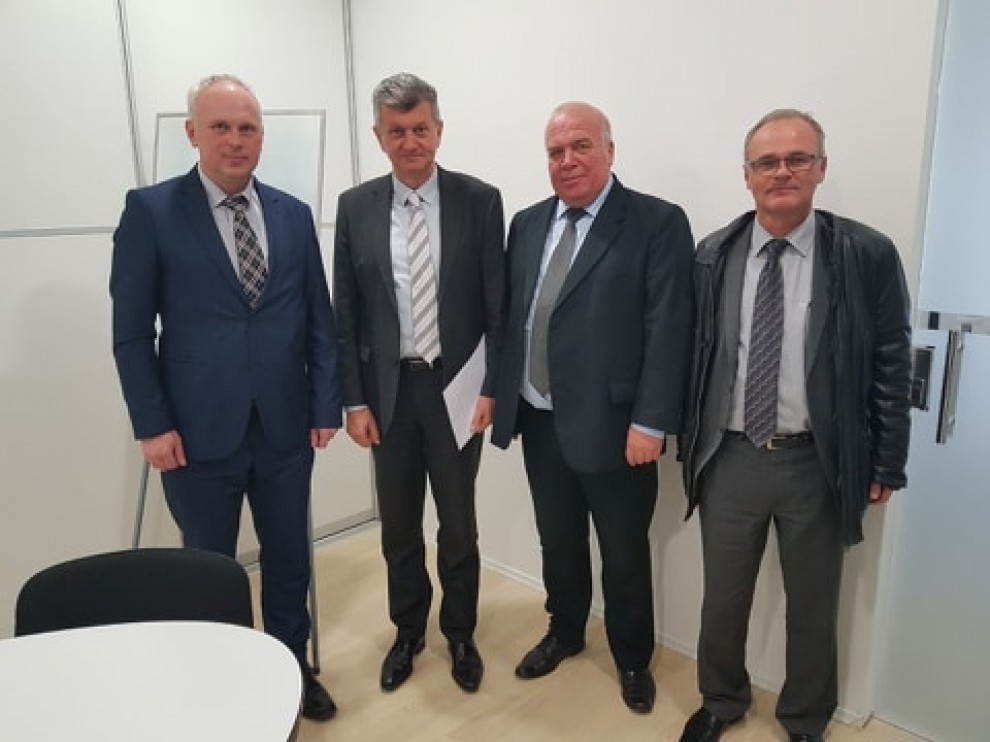 Dogradonačelnik Slobodan Katunar, ministar Milan Kujundžić, gradonačelnik Vinko Kasana i ravnatelj Darko Kelemen