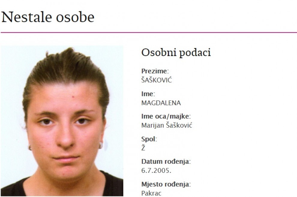 Foto: nestali.hr